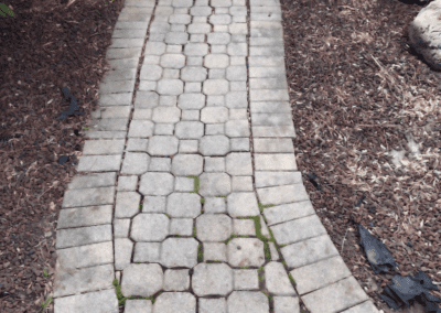 paver sidewalk