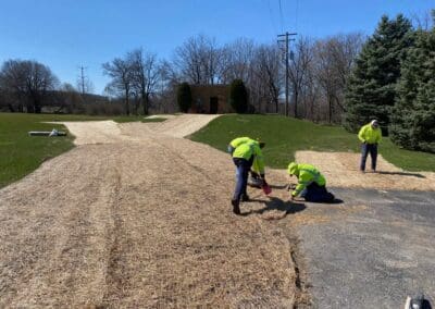 seeding a large area 001